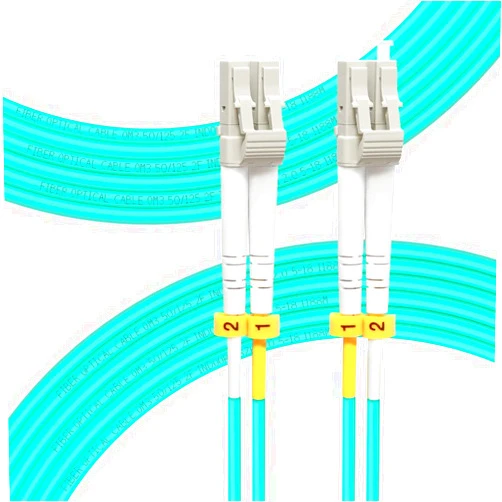 FLYPROFiber- OM3 Fiber Patch Cable, 20M/66ft LC to LC Fiber Optic Cable Cord LSZH 10GB/40GB Multimode Duplex 50/125um, Length Options: 0.2m-200m