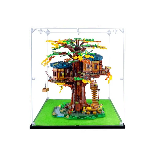SONGLECTION Acrylic Display Case Compatible with Lego Tree House #21318, Dustproof Display Case (Case Only)