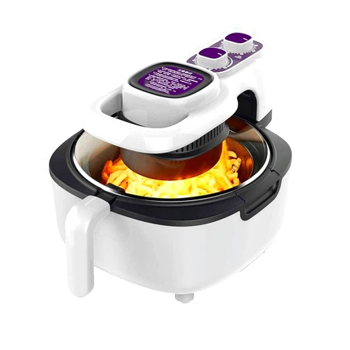 DHYY DHZYY Air Fryer,Oil-Less Air Fryer,5L,1100W,Easy Operation with Built in Timer,Dishwasher Safe,Manual/Automatic Programs,Easy Clean,White