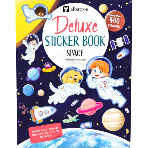 By Lenka Svecova (Author), Anuki Lopez (Illustrator) Deluxe Sticker Book: Space