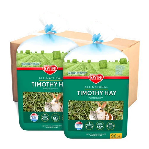 Kaytee All Natural Timothy Hay for Guinea Pigs, Rabbits & Other Small Animals, 12 Pound