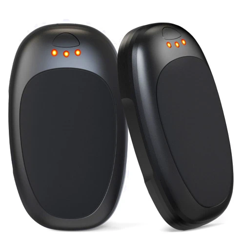 Lafhome Hand Warmers Rechargeable 2 Pack, Electric Hand Warmer Reusable 4000mAh USB Portable Pocket Warmer, 10 Hrs Lasting Hand Heater for Camping Hiking Hunting Golf Ideal Warm Gift for Women Men