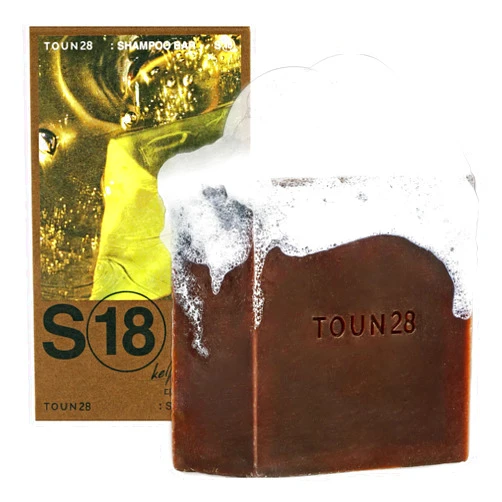 TOUN28 Volumizing Natural Kelp Shampoo Bar for Hair Growth, Strengthening & Thickening Solid Shampoo Bar for All Hair Types, Vegan, Paraben Sulfate Cruelty-Free Bar Soap Korean Haircare