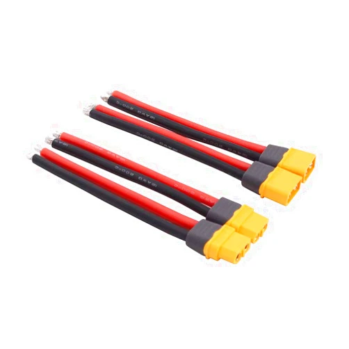 OliYin 2pairs Amass XT60 Plug Male Female Cable with 12awg 3.93inch Silicone Wire(Pack of 2)