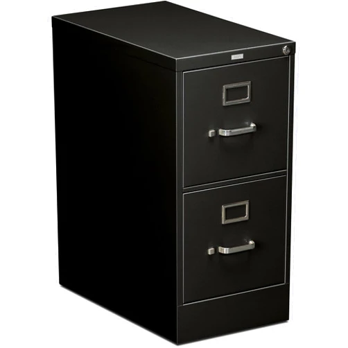 HON Two-Drawer Filing Cabinet- 510 Series Full Suspension Letter File Cabinet, 29 by 15-inch, Black (H512)