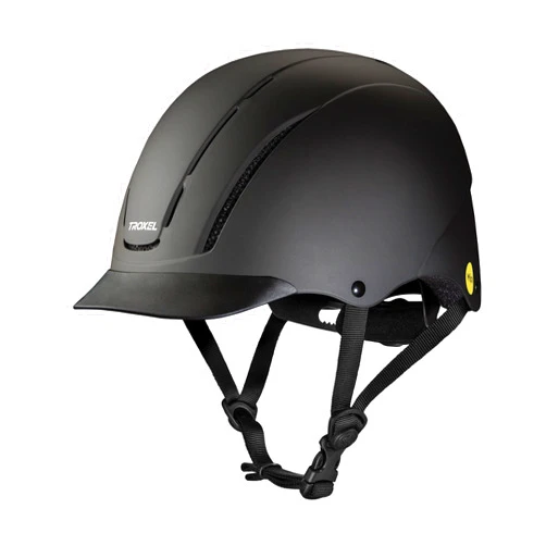 Troxel Spirit with MIPS Technology Full Coverage Horse Riding Helmet, Horseback Riding Gear for Equestrians, Extra Small/Youth (6-1/4-6-1/2), Black Duratec