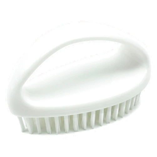 GKETN Scrub Brush for Cleaning Scrubbing Heavy Duty Stiff Nylon Bristles Cleaning Brush Multi-Purpose, White & Small Size
