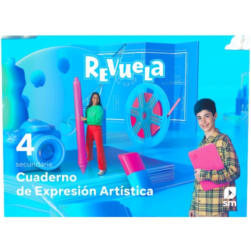 Spanish Edition by Vanesa Blanco Alonso (Author), Laura Martínez Hernández (Author), Laura Sánchez Álvarez (Author, Illustrator), Rocío Moyano Martínez de Pinillos (Illustrator), Fran Mayor Maestre (Illustrator), Gustavo Regalado (Illustrator), José Manuel Pedrosa Pérez (Illustrator), Sergio Cuesta (Illustrator), Archivo SM, (Illustrator), Nicolás Fernández Prímola (Illustrator), Aarón Illa Gómez (Illustrator), Alejandro Mesa Quintana (Illustrator), , El Bello Quebrado / Pelorroto (Illustrator) & 10 more Cuaderno Expresión artística. 4 Secundaria. Revuela