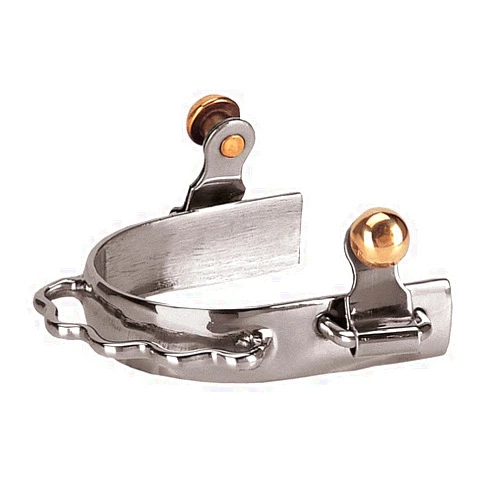 Weaver Leather womens Barrel horse spurs, Silver, Women's US, 1 Pair
