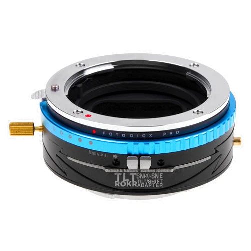 Fotodiox Pro TLT ROKR - Tilt/Shift Lens Mount Adapter Compatible with Sony Alpha A-Mount (and Minolta AF) DSLR Lenses to Sony Alpha E-Mount Mirrorless Camera Body