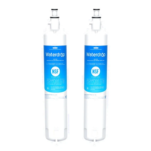 Waterdrop Replacement for GE® RPWFE®, RPWF (Built-in CHIP) Refrigerator Water Filter, Compatible with GFE28GYNFS, GFE28GELDS, PFE28KELDS, PFE28KYNFS, GFD28GELDS, PWE23KELDS, 2 Filters