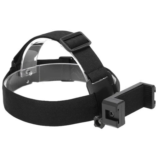 Motenik Head Helmet Strap Mount Holder for Cell Phone Black