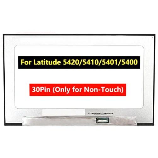 TFTcenter LCD Screen Replacement for Dell Latitude 5400 5401 5410 5420 14.0 FHD 1920X1080 LED (Non-Touch) IPS Display (FHD 1920X1080) with Tape