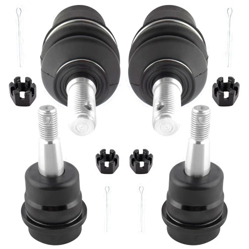 BOXI 4pcs Front Upper & Lower Ball Joints fit for Jeep Grand Cherokee 1999 2000 2001 2002 2003 2004 / Wrangler 2007 2008 2009 2010 2011 2012 2013 2014 2015 2016 2017 / Wrangler JK 2018 | K3134 K3185