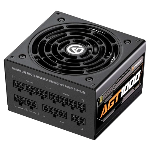 ARESGAME AGT Series 1000W Power Supply, 80+ Gold Certified, Fully Modular, FDB Fan, Compact 140mm Size, 10 Year Warranty, ATX Gaming Power Supply