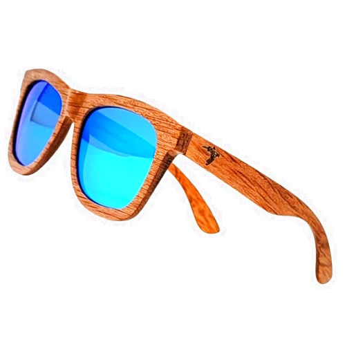 Pelican Sunwear Wood Sunglasses | Polarized | Vintage Wooden Frame | 100% UVA/UVB Protection | Bamboo Case | Men and Women
