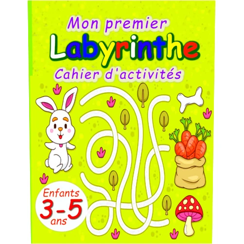 Marie Duval,Livre français pour enfant Mon premier Labyrinthe cahier d'activités pour enfants 3-5 ans: livre préscolaire; livre de maternelle; cahier d'activités pour enfants 3ans; cahier ... pour enfants 5ans (French Edition)