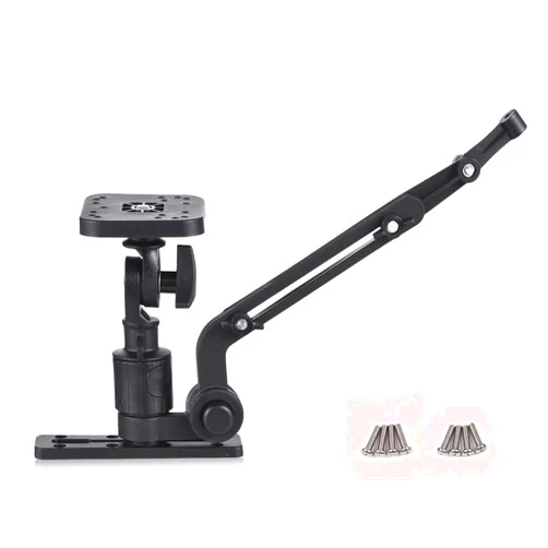 LIXADA Kayak Fish Finder Mounting Plate Kayak Boat Transducer Mounting Arm Fish Finder Mount Base Adapter