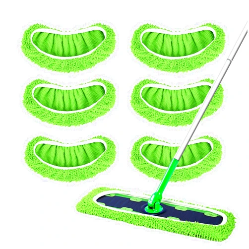 Yicotira Reusable Microfiber Mop Pads for Swiffer XL Mop - 6 Pack XL Dry Sweeping Cloths & XL Wet Pads Refills - X-Large Heavy Duty Mopping Cloths for Floor Mopping and Sweeping (Mop is Not Included)