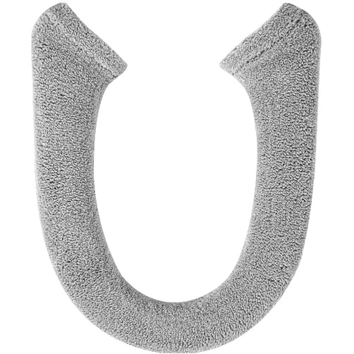 AZHCHKE Toilet Seat Cover with Snaps Fixed, Thicker Soft Toilet Seat Warmer Cover for Bathroom, Washable Stretchable Toilet Seat Covers, Fits Most Round, Oval and Elongated Toilet Seat
