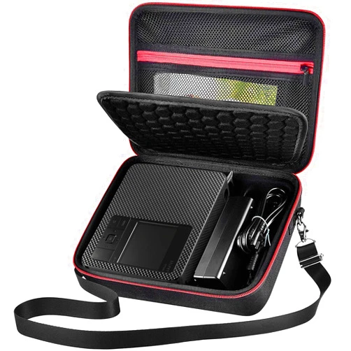 ALKOO Case Compatible with Canon SELPHY CP1500/CP1300/ CP1200 Wireless Compact Photo Printer and Color Ink and Paper Set/Battery- Organizer Storage Bag Only (Black)