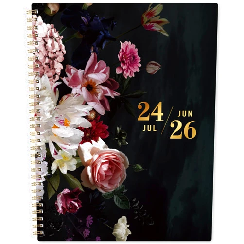 Vindora Monthly Planner/Calendar 2024-2026 - 2 Year Monthly Calendar 2024-2026 Planner, JUL. 2024 - JUN. 2026, 9'' x 11'', Large Monthly Planner with Monthly Tabs, Twin-wire Binding, Useful Inner Pocket
