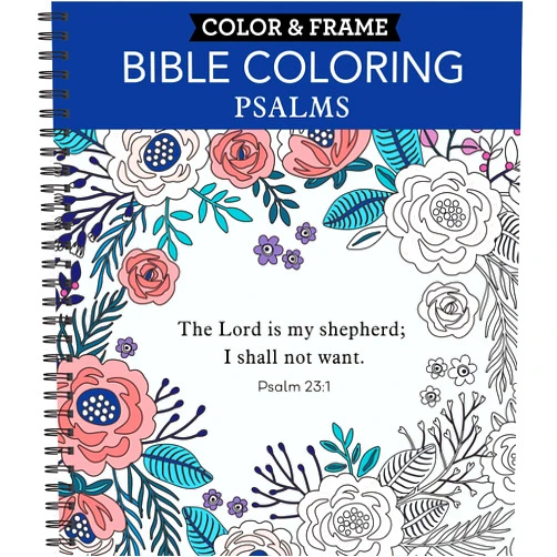By New Seasons (Author), Publications International Ltd. (Author) Color & Frame - Bible Coloring: Psalms (Adult Coloring Book)