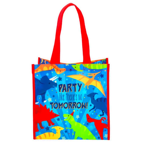 Stephen Joseph, Medium Recycled , Gift Bag with Handles, Kids , Reusable, Birthday Party, Shopping Bag