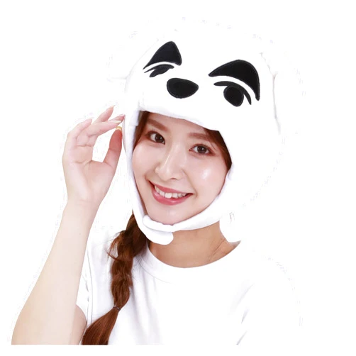 SAZAC Kigurumi Hat - Animal Crossing K.K Slider - Cozy Costume Beanie Cap - Adult Size