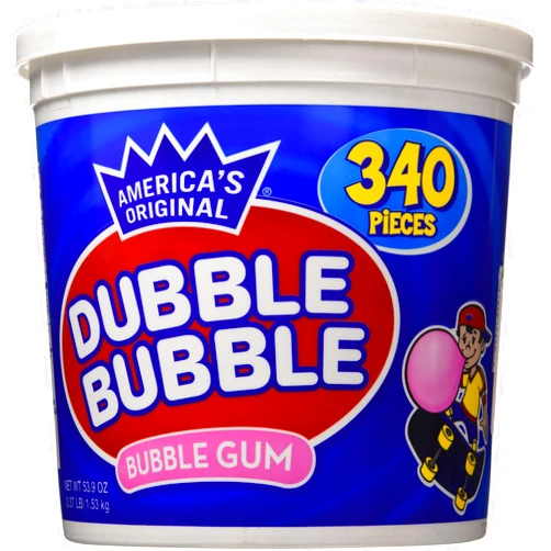 Dubble Bubble Gum, 53.9 Ounce - 340 Count Bucket