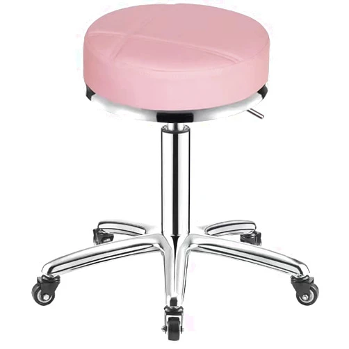 WTFDSHF Round Rolling Stool Beauty Stools Chair Hydraulic Rolling Stool Swivel Chair, Adjustable Salon Stool with Wheels for Medical Office Spa Kitchen Message Tattoo Work,F