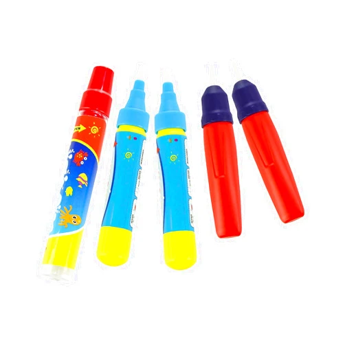 Coolplay Water Pens Doodle Replacement Pens for Drawing Mat Drawing Book Magic Pens Kids Pen Brushes - Pack of 5