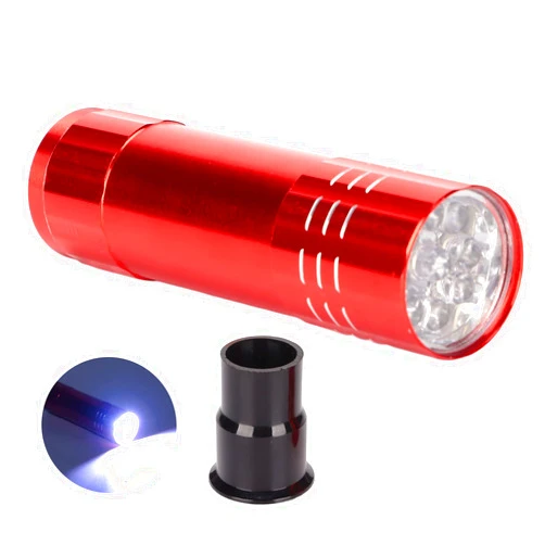 LZHONGSI LED Egg Tester Cool Light Candler Lamp Incubator for Bird Eggs (Red)