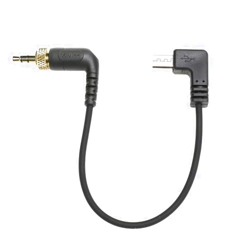 Alvin's Cables Tentacle Timecode Cable for Sony FX3| FX30| A7S3| A1 Camera, Locking 3.5mm TRS to Micro USB Timecode Cable for Deity TC-1, Tentacle SYNC E Timecode Generator 35cm| 13.8in