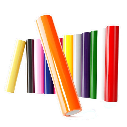 IROHTV HTV Heat Transfer Vinyl Rolls (12 Pack) - 12'' x 5FT Equal to 12'' x 60FT Big Roll Heat Press Vinyl for Cricut Iron on Vinyl, Halloween HTV Vinyl with 12 Assorted Colors for DIY T Shirt