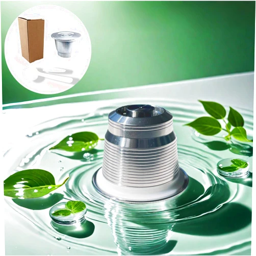 JavaNest Reusable Coffee Capsules, Food Grade Stainless Steel Refillable Capsule Pods, Compatible with Nespresso Original Line Coffee Maker Machines. (1 Pack)