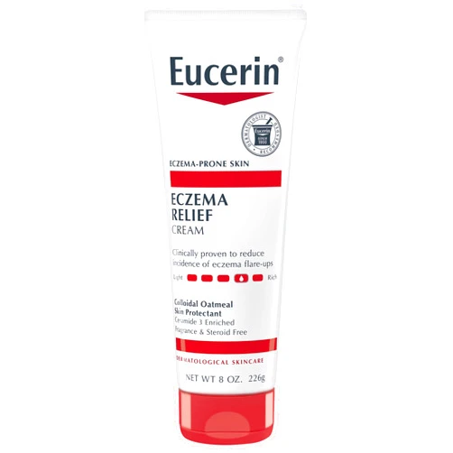 Eucerin Eczema Relief Cream, Full Body Lotion for Eczema-Prone Skin, Moisturizing Eczema Cream, Body Moisturizer, 8 oz. Tube