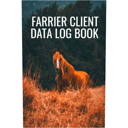 Alp Design Publishing Farrier Client Data Log Book: Professional Horseshoer Client Tracking Address & Appointment Book with A to Z Alphabetic Tabs to Record Personal Customer Information