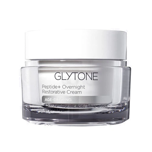 Glytone Age-Defying Peptide+ Overnight Restorative Cream - Dermatologist-Tested, Paraben-Free & Fragrance-Free - 1.7 fl. oz.