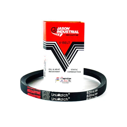 Jason Industrial Megadyne - Jason Industrial V Belt – B20-5L230 – (Pack of 1) – Wrapped V-Belt - 23 Inch Outside Length - 0.66 Inch Top Width – 0.41 Inch Thick
