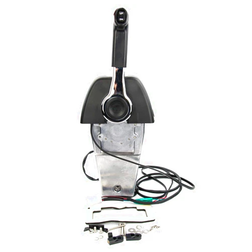 Generic Outboard Engine Remote Control Box for Yamaha,OEM 704-48205-P1 Marine Control Box 704 Single Binnacle Top Console Mount Push To Open Single Engine Outboard Throttle Control Box