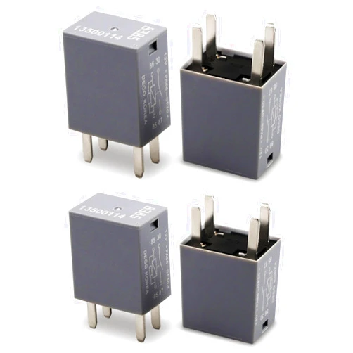 FurnyQuaint Relay Fit for GM 13500114 Relay 12VDC 40A 4Pins Replace 13500114/8385 Air Conditioning Fan Relay 4Pcs
