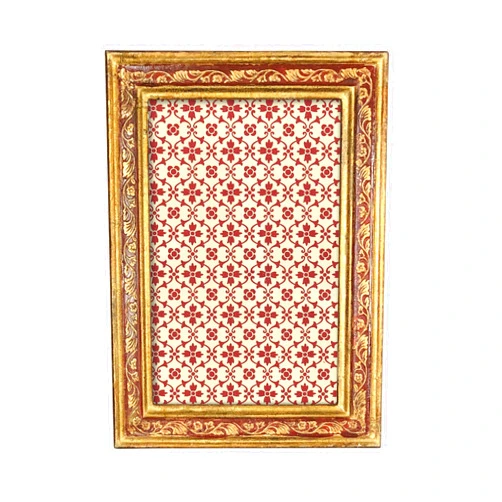Cavallini Papers & Co., Inc. Cavallini Florentine 5x7 Roma Red Frame