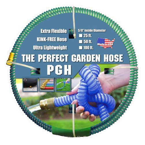 JGB Enterprises Tuff-Guard - 001-0109-1200 Kink-Proof Garden Hose, Green, 5/8