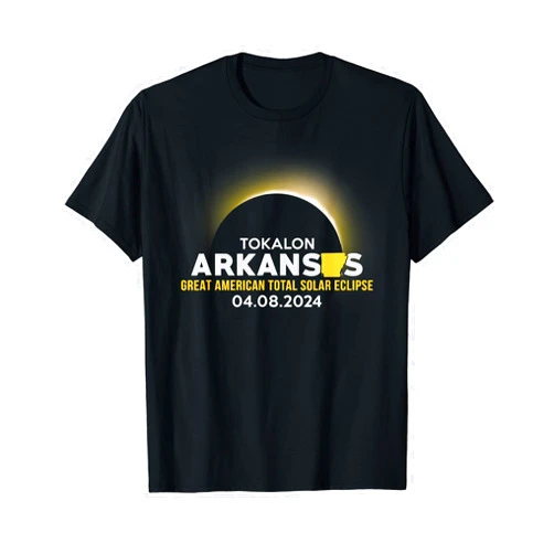 Zum2 Total Solar Eclipse Gifts Tokalon, AR Arkansas Total Solar Eclipse 2024 T-Shirt