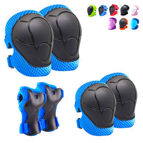 CKE Knee Pads for Kids Knee pads and Elbow Pads Toddler Protective Gear Set Kids Elbow Pads and Knee Pads for Girls Boys with Wrist Guards 3 in 1 for Skating Cycling Bike Rollerblading Scooter [Upgraded]