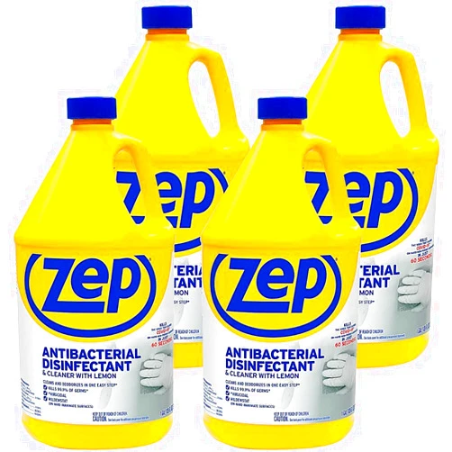 Zep Antibacterial Disinfectant Cleaner with Lemon