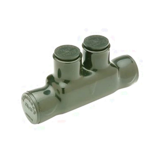 ElecDirect Aluminum Black Pre-Insulated Splicer Reducer, 14 Awg to 1/0 Cable Range