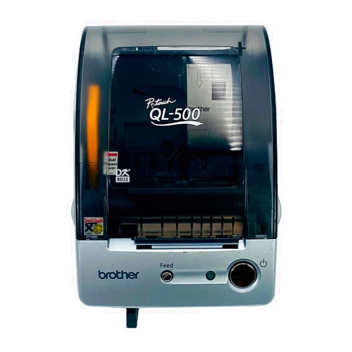 Tekswamp Brother P-Touch QL-500 Direct Thermal Label Printer USB 300 dpi