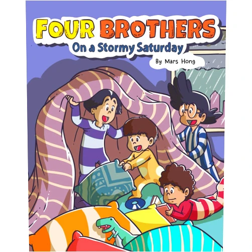 Mars Hong Four Brothers on a Stormy Saturday (Days of the Week Book Series)